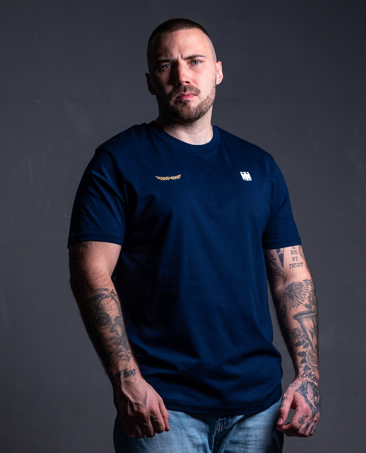 Heimatliebe Statement - Shirt - Navy