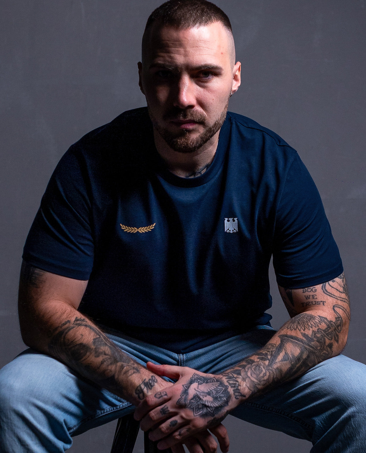 Heimatliebe Statement - Shirt - Navy