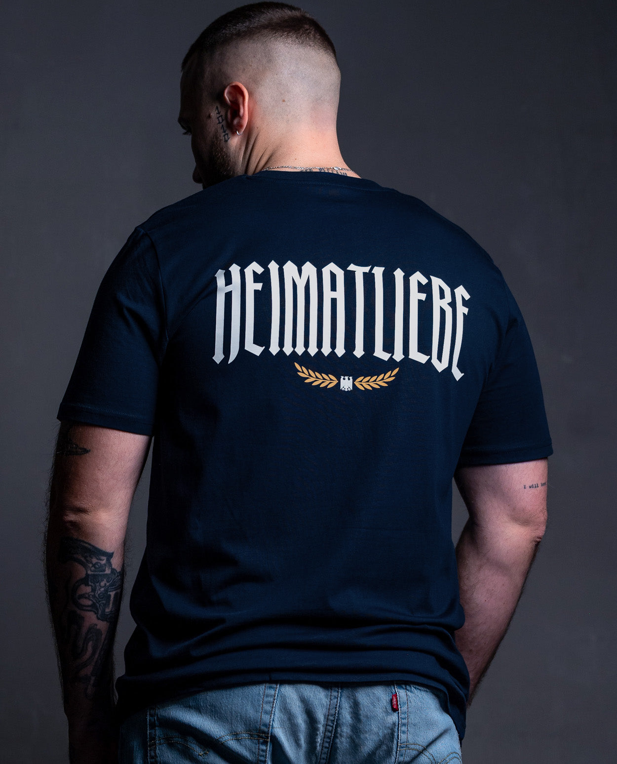 Heimatliebe Statement - Shirt - Navy