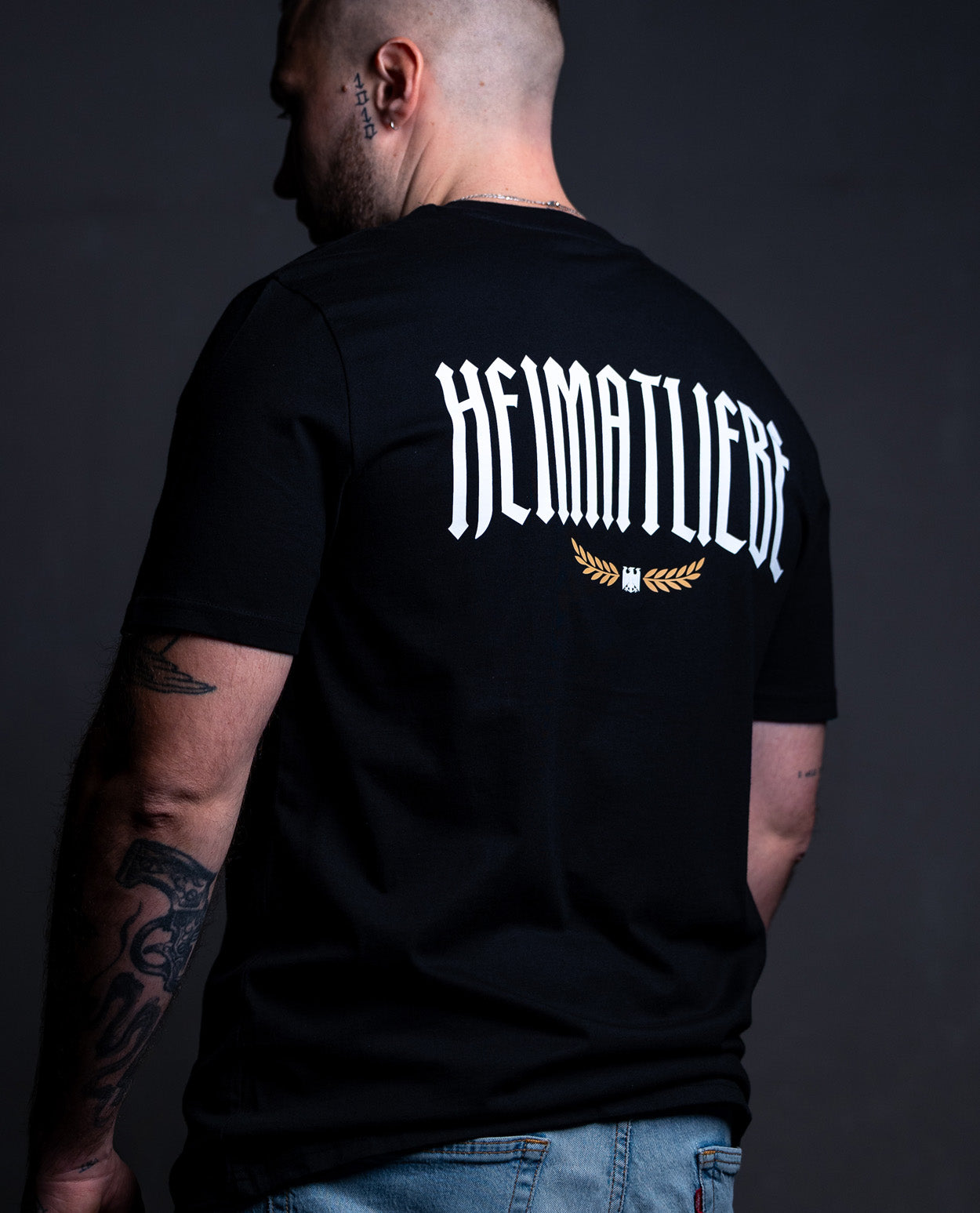 Heimatliebe Statement - Shirt - Black