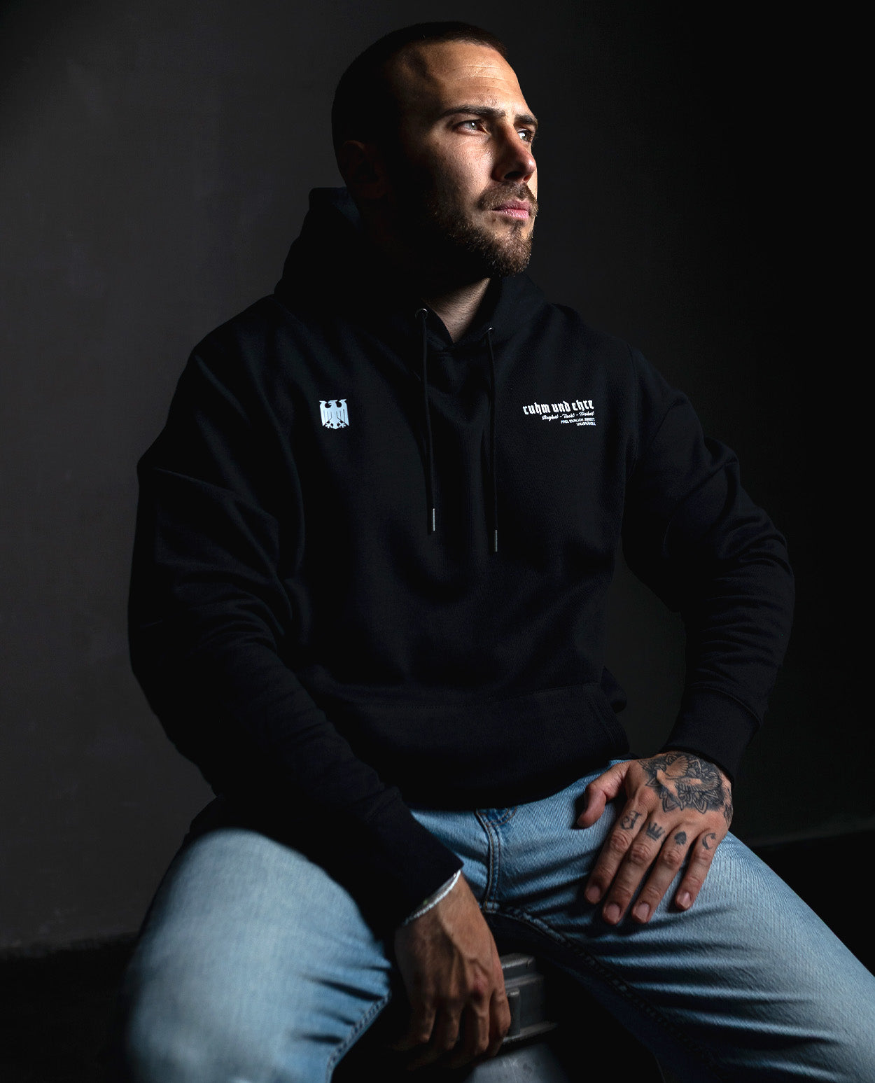 Hoodie - Ruhm & Ehre - Black