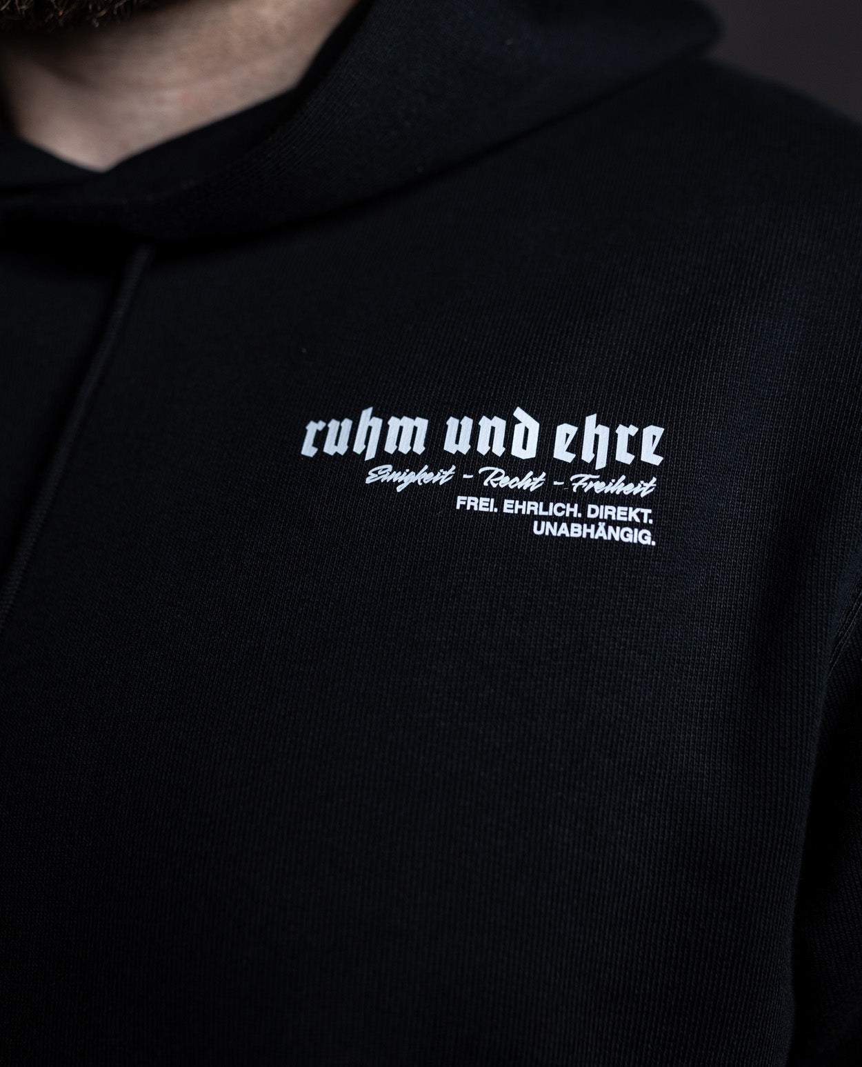 Hoodie - Ruhm & Ehre - Black