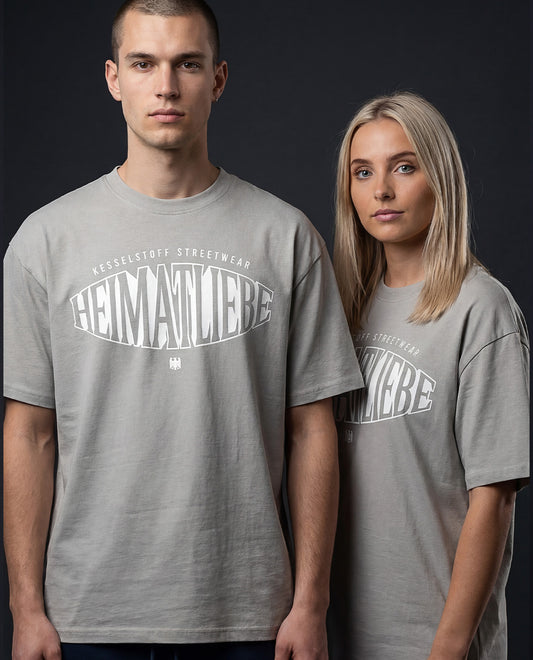 Oversized Shirt Heimatliebe Asphalt