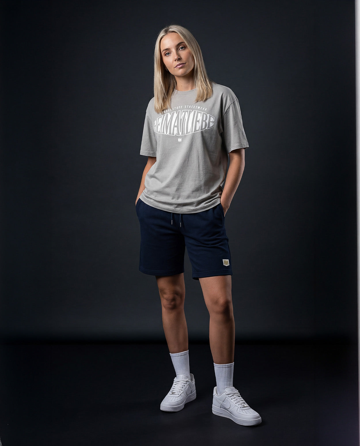 Oversized Shirt Heimatliebe Asphalt