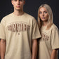 Oversized Shirt Heimatliebe Beige