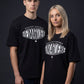 Oversized Shirt Heimatliebe Schwarz