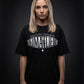 Oversized Shirt Heimatliebe Schwarz