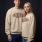 Oversized Sweatshirt Heimatliebe Beige