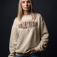 Oversized Sweatshirt Heimatliebe Beige