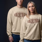 Oversized Sweatshirt Heimatliebe Beige