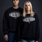 Oversized Sweatshirt Heimatliebe Schwarz
