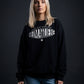 Oversized Sweatshirt Heimatliebe Schwarz
