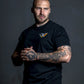 Shirt Eagle Print Brust Black