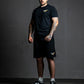 Shirt Eagle Print Brust Black