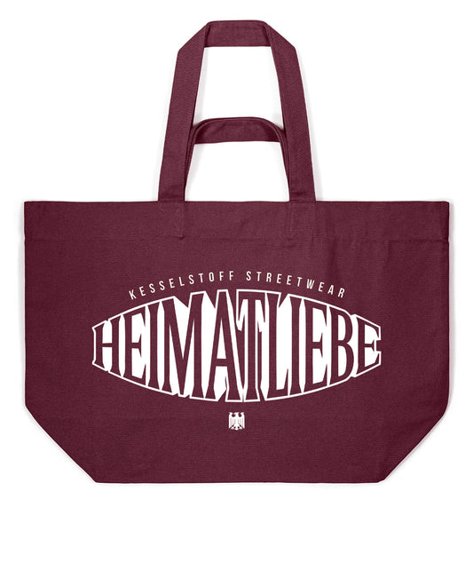 Heimatliebe Shopping Bag - Burgund