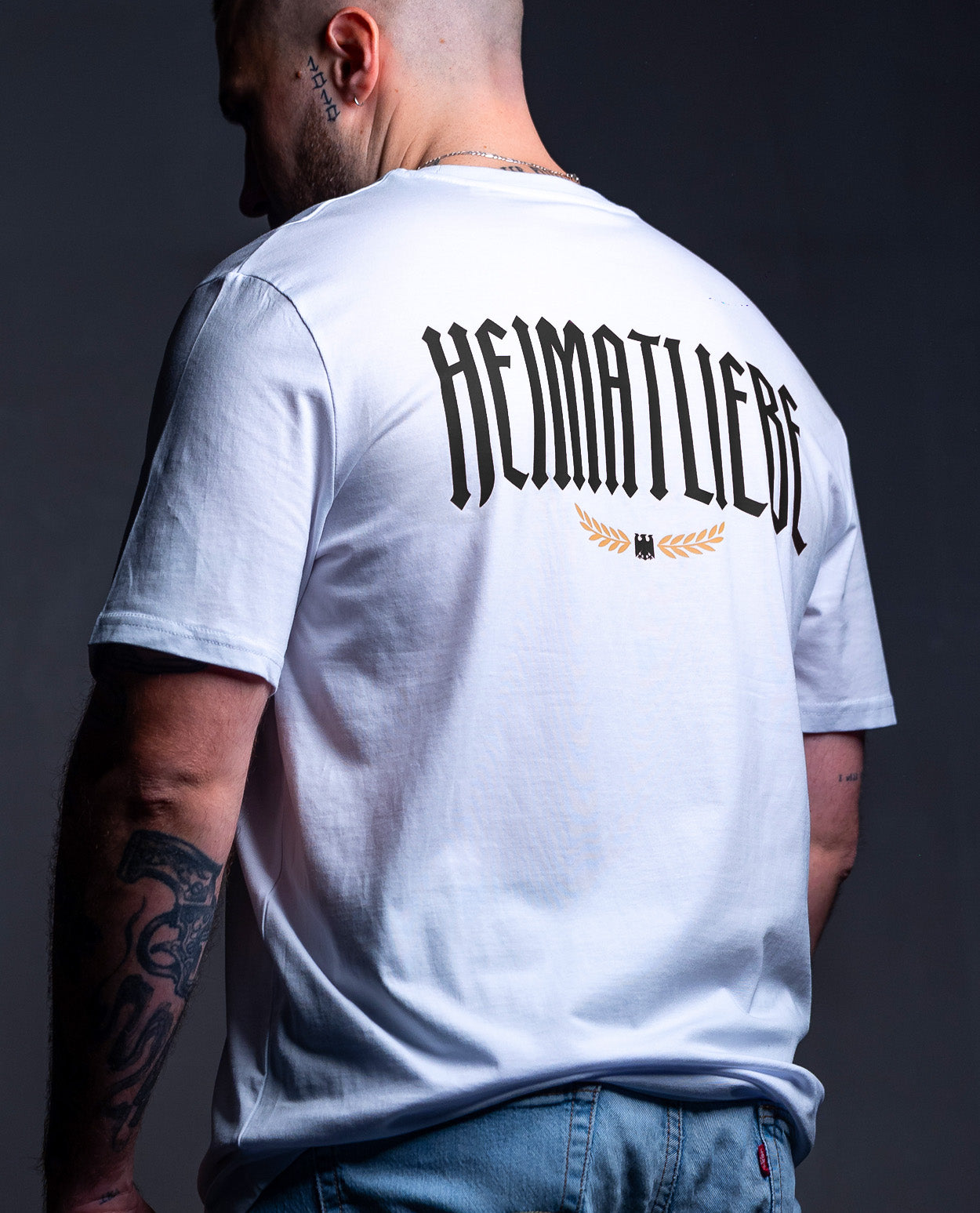 Heimatliebe Statement - Shirt - BL/WH