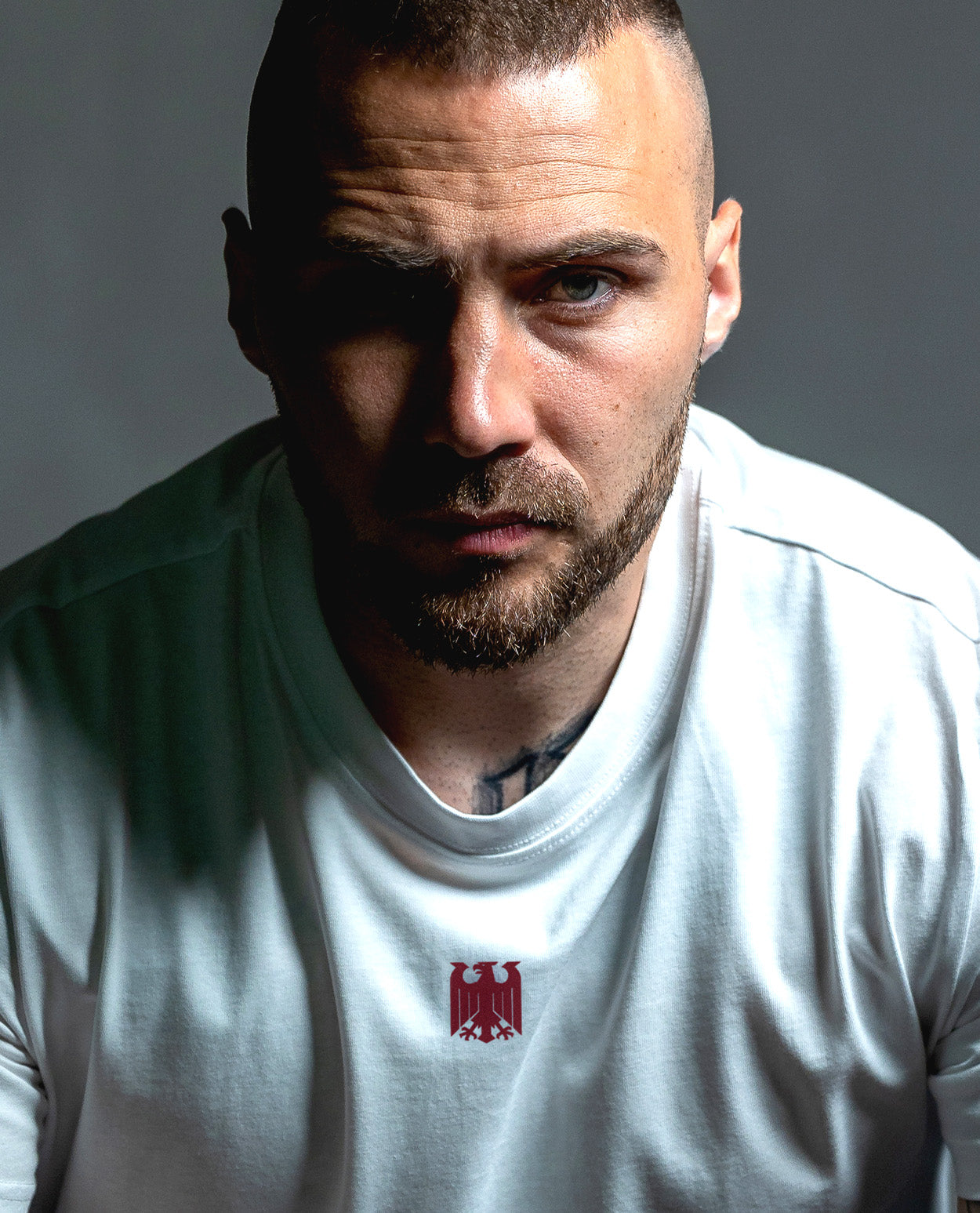 Shirt - Heimatliebe - White Burgrundy