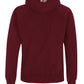 Hoodie - "NullSiebenElf" - Burgund - Unisex