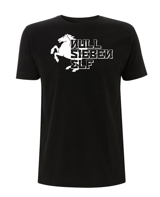 Shirt - "NullSiebenElf" - Schwarz - Unisex